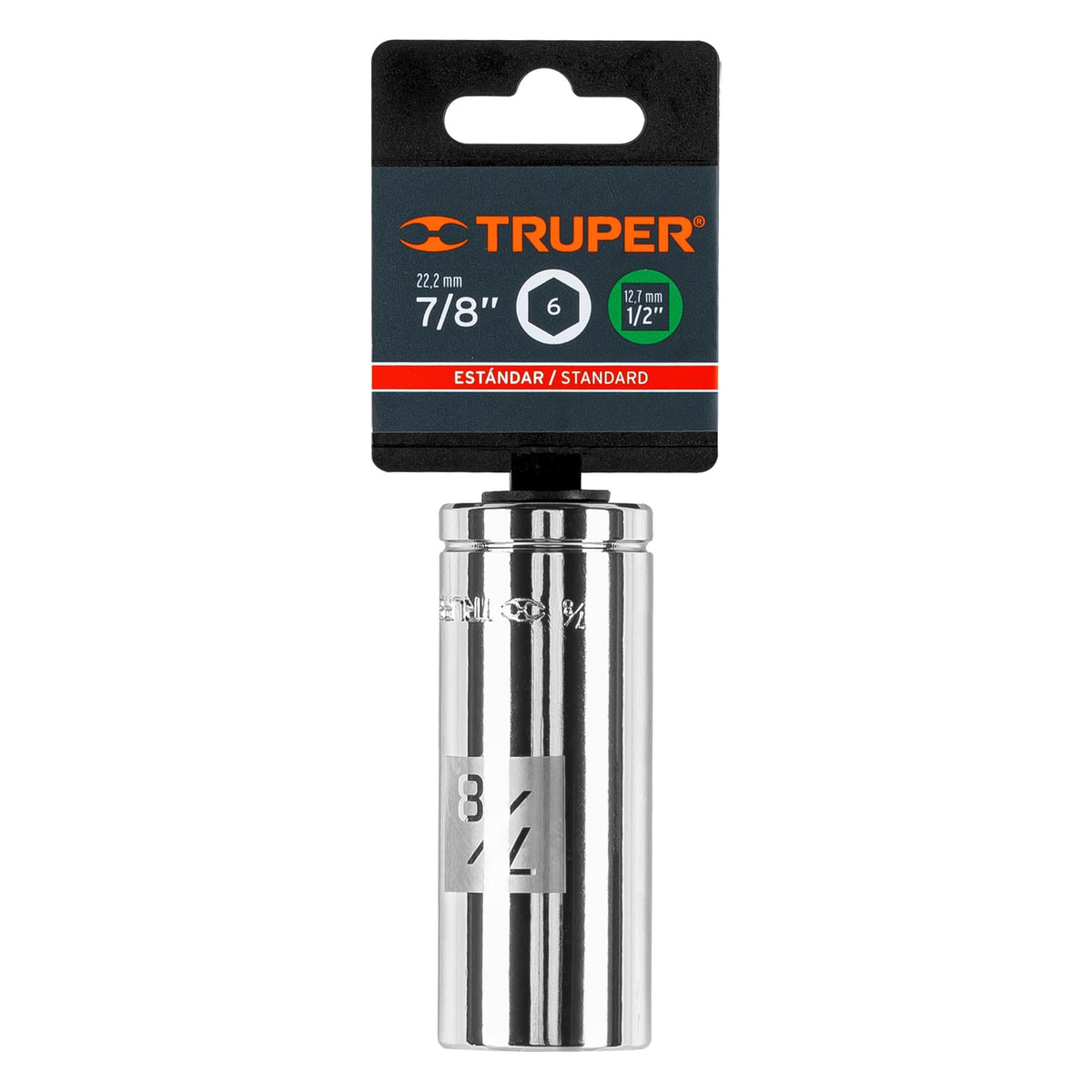 Dado largo de 7/8' 6 puntas cuadro 1/2' TRUPER — foto oficial 2