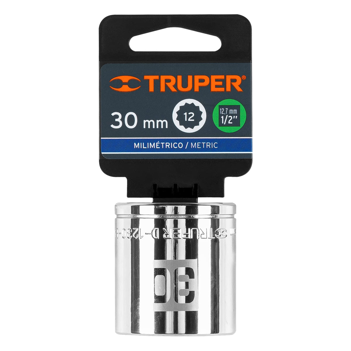Dado de 30 mm 12 puntas cuadro 1/2' TRUPER — foto oficial 2