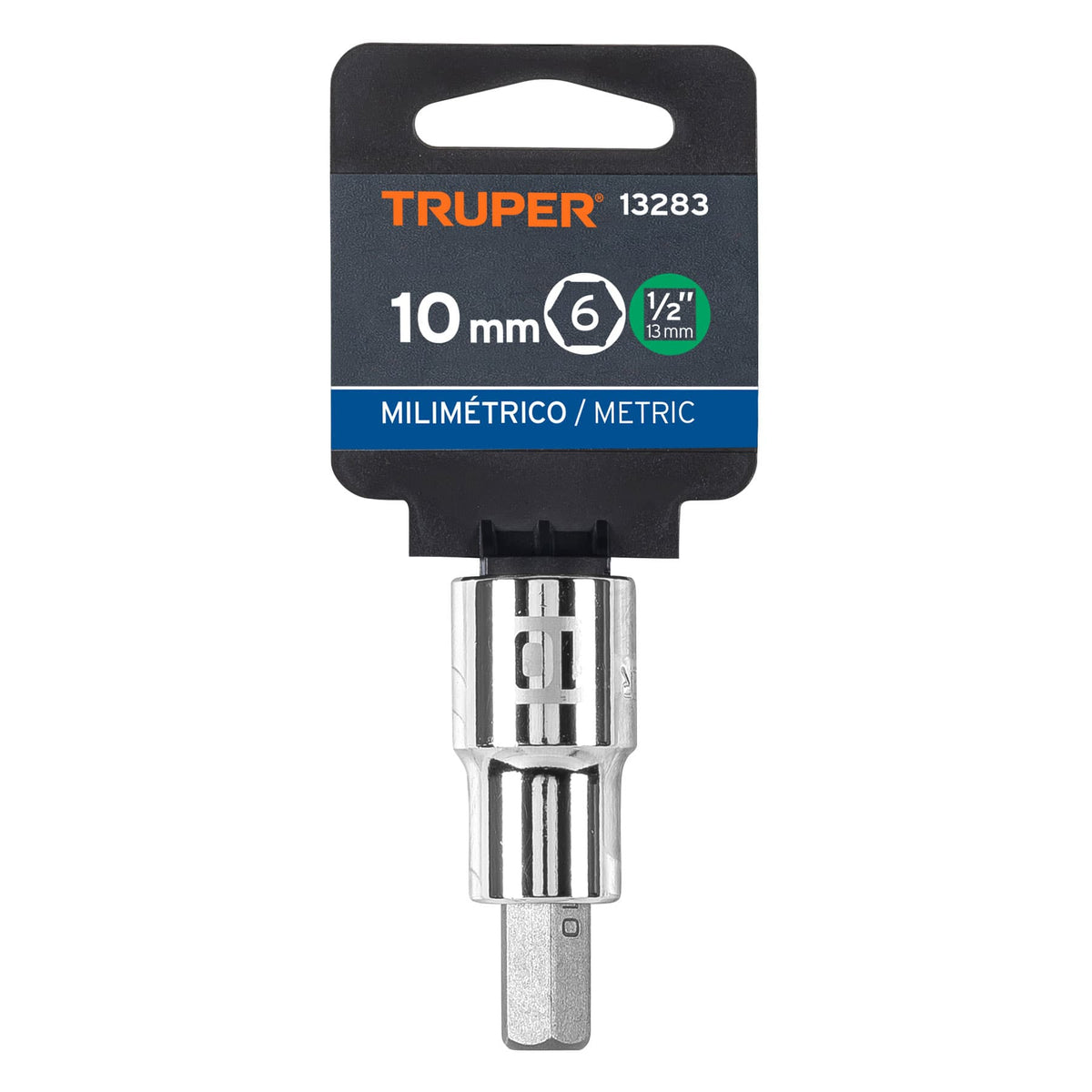 Dado punta hexagonal de 10 mm cuadro 1/2' TRUPER — foto oficial 2
