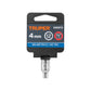 Dado de 4 mm, 12 puntas, cuadro 1/4', TRUPER — foto oficial 2