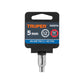 Dado de 5 mm, 12 puntas, cuadro 1/4', TRUPER, Truper, SKU 100974 — vista 2