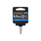 Dado de 5.5 mm, 12 puntas, cuadro 1/4', TRUPER — foto oficial 2