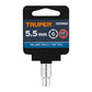 Dado de 5.5 mm, 6 puntas, cuadro 1/4', TRUPER — foto oficial 2
