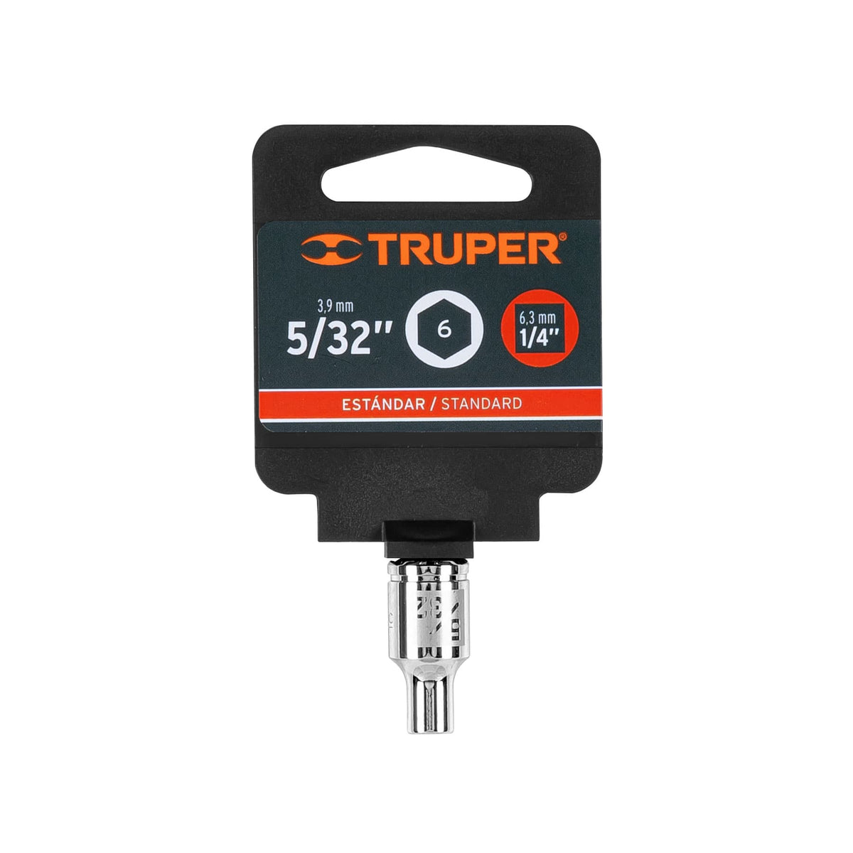 Dado de 5/32' 6 puntas cuadro 1/4' TRUPER — foto oficial 2