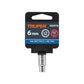 Dado de 6 mm, 12 puntas, cuadro 1/4', TRUPER, Truper, SKU 100978 — vista 2
