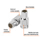 Dado de 6 mm, 12 puntas, cuadro 1/4', TRUPER, Truper, SKU 100978 — vista 3