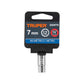 Dado de 7 mm, 12 puntas, cuadro 1/4', TRUPER, Truper, SKU 100979 — vista 2