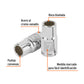 Dado de 7 mm, 12 puntas, cuadro 1/4', TRUPER, Truper, SKU 100979 — vista 3