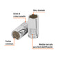 Dado de 8 mm, 12 puntas, cuadro 1/4', TRUPER, Truper, SKU 100980 — vista 3