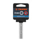 Dado largo de 8 mm 6 puntas cuadro 1/4' TRUPER — foto oficial 2