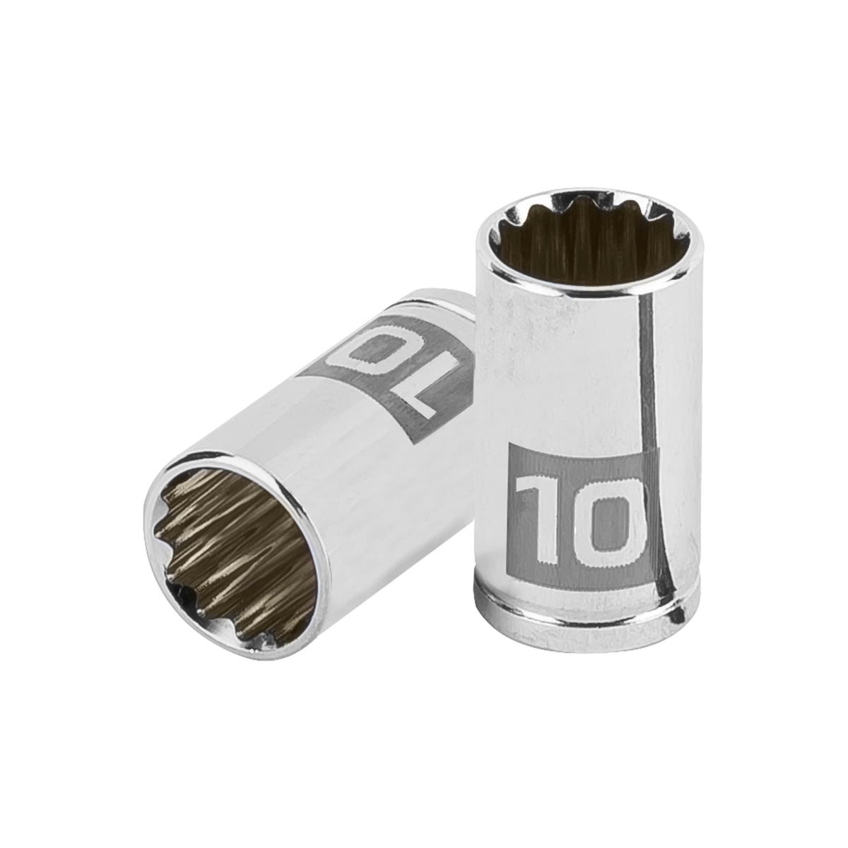 Dado de 10 mm, 12 puntas, cuadro 1/4', TRUPER, Truper, SKU 100982