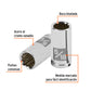 Dado de 5/16', 12 puntas, cuadro 1/4', TRUPER, Truper, SKU 100878 — vista 3