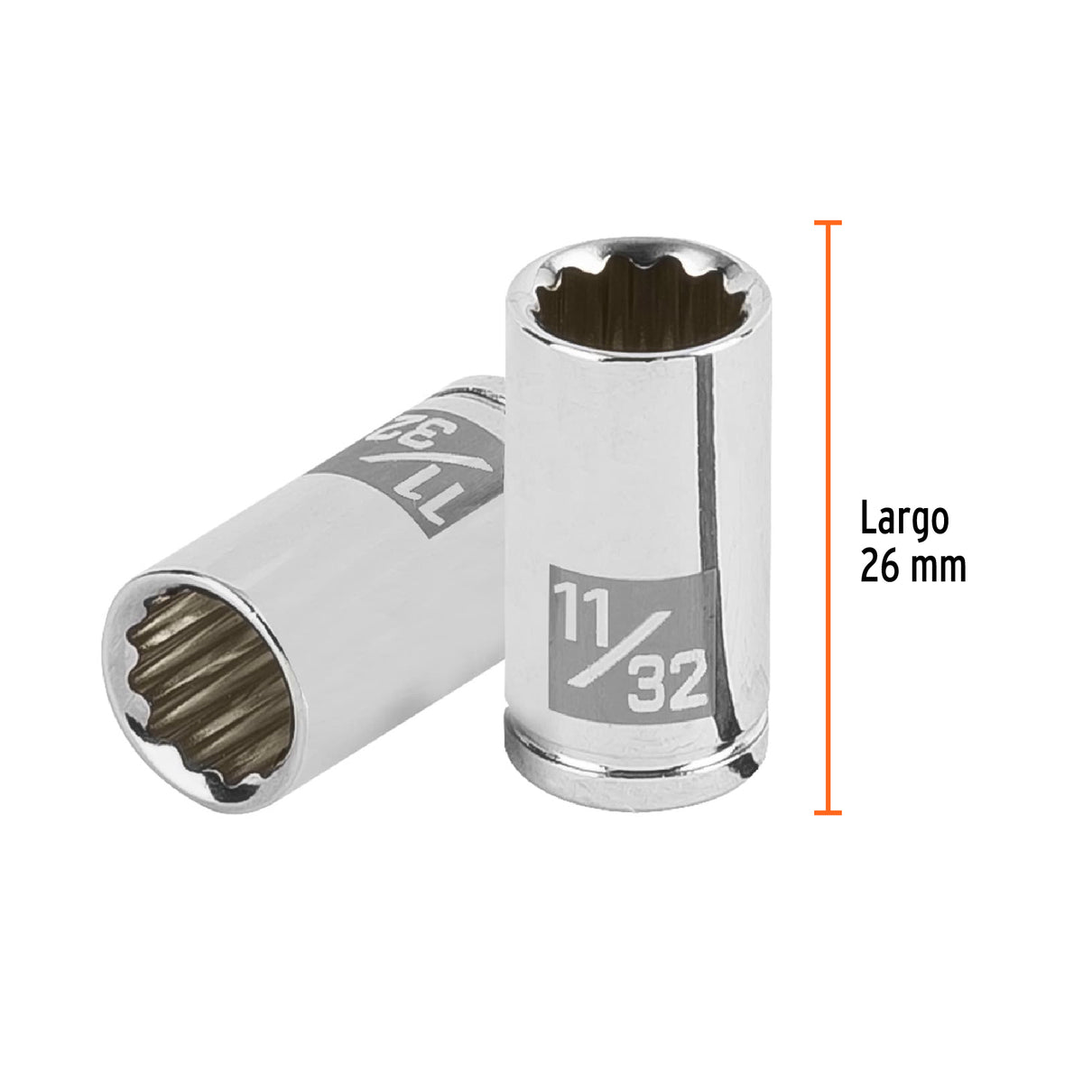 Dado de 11/32', 12 puntas, cuadro 1/4', TRUPER, Truper, SKU 100879 — vista 4