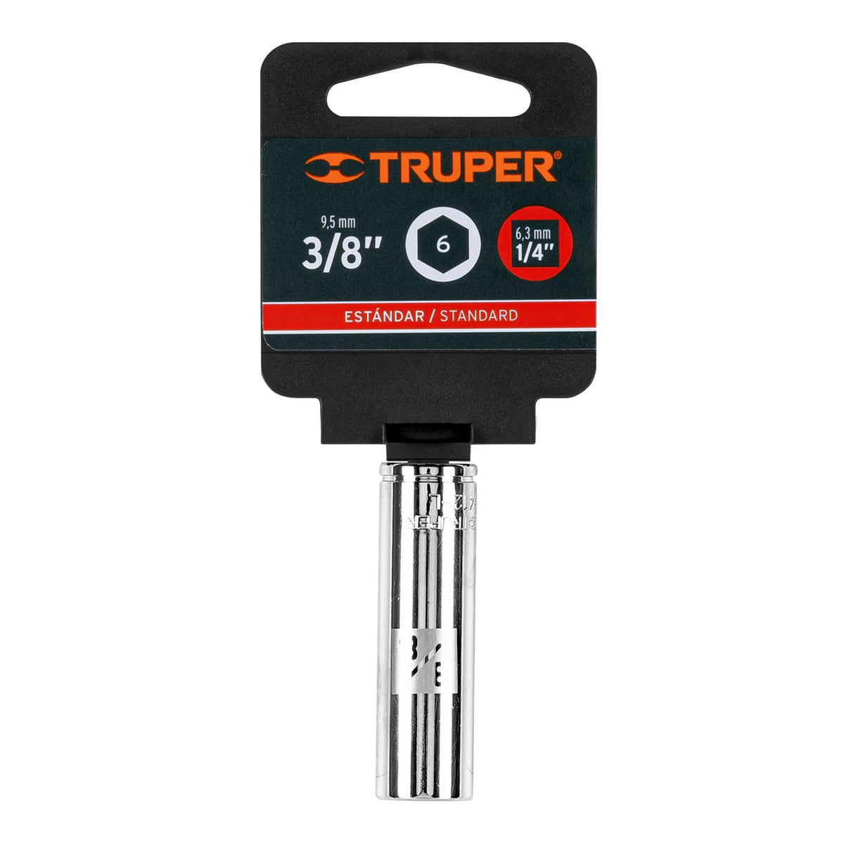 Dado largo de 3/8' 6 puntas cuadro 1/4' TRUPER — foto oficial 2
