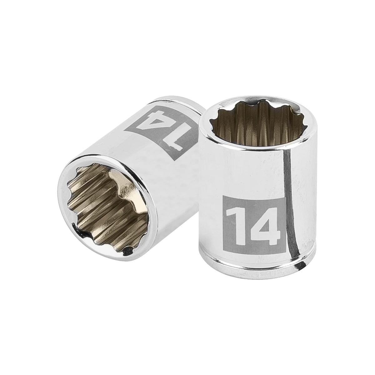 Dado de 14 mm, 12 puntas, cuadro 1/4', TRUPER, Truper, SKU 100953
