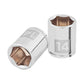 Dado de 14 mm, 6 puntas, cuadro 1/4', TRUPER, Truper, SKU 100967