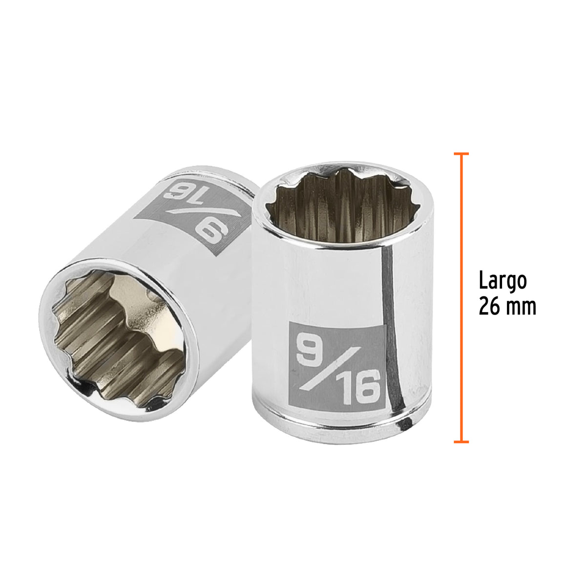 Dado de 9/16', 12 puntas, cuadro 1/4', TRUPER, Truper, SKU 100965 — vista 4