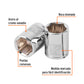 Dado de 9/16', 6 puntas, cuadro 1/4', TRUPER, Truper, SKU 100916 — vista 3