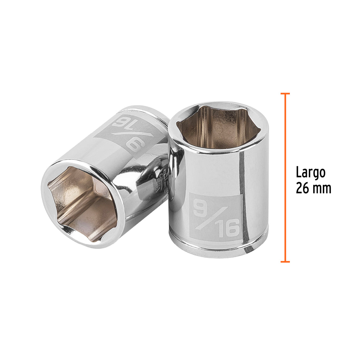 Dado de 9/16', 6 puntas, cuadro 1/4', TRUPER, Truper, SKU 100916 — vista 4