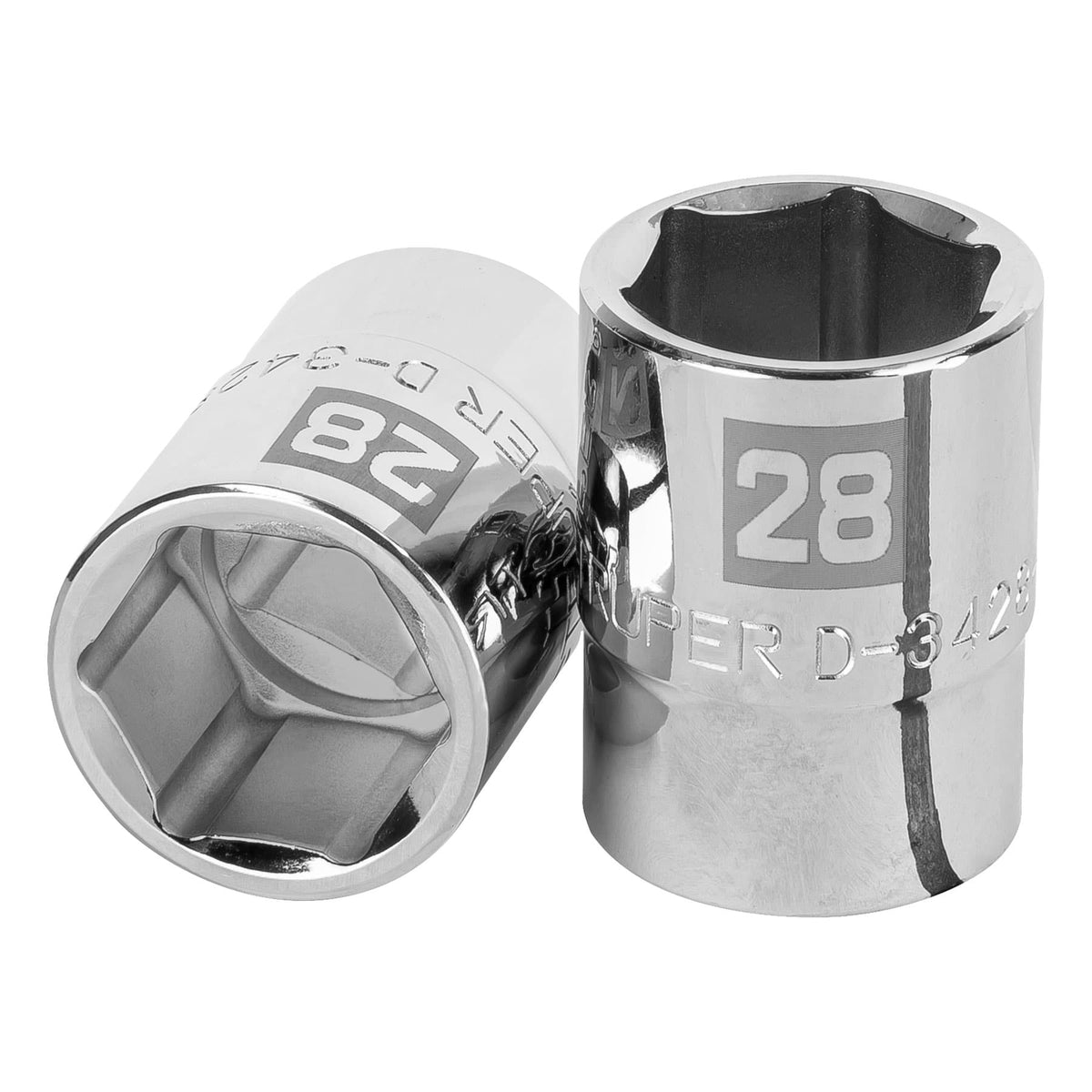 Dado de 28 mm 6 puntas cuadro 3/4' TRUPER — foto oficial 1
