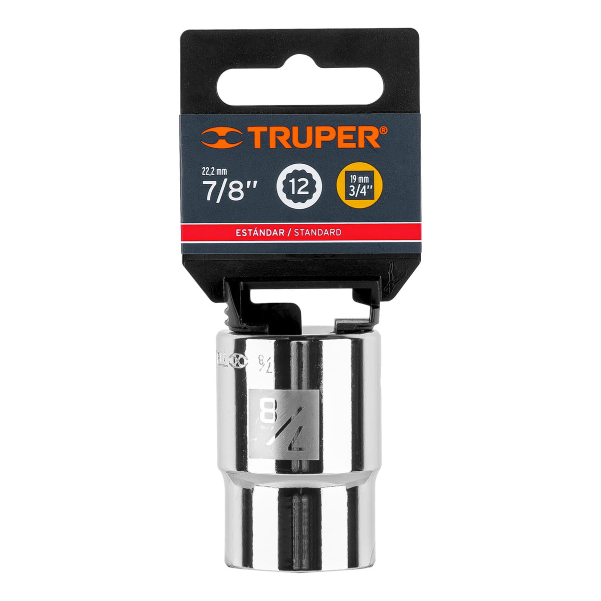 Dado de 7/8' 12 puntas cuadro 3/4' TRUPER — foto oficial 2