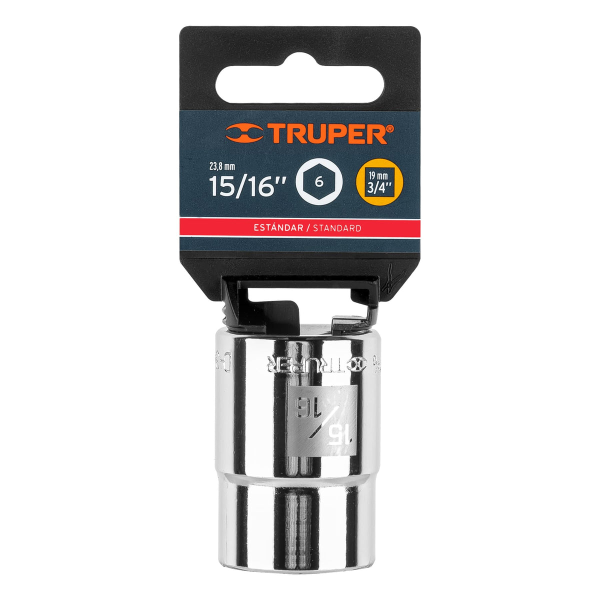 Dado de 15/16' 6 puntas cuadro 3/4' TRUPER — foto oficial 2