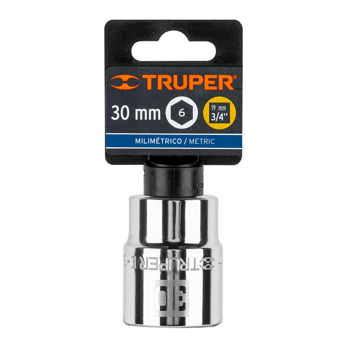 Dado de 30 mm 6 puntas cuadro 3/4' TRUPER — foto oficial 2