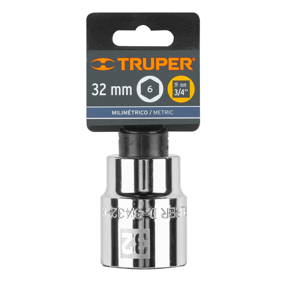 Dado de 32 mm 6 puntas cuadro 3/4' TRUPER — foto oficial 2
