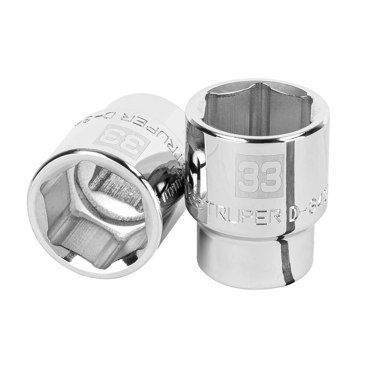 Dado de 33 mm 6 puntas cuadro 3/4' TRUPER — foto oficial 1