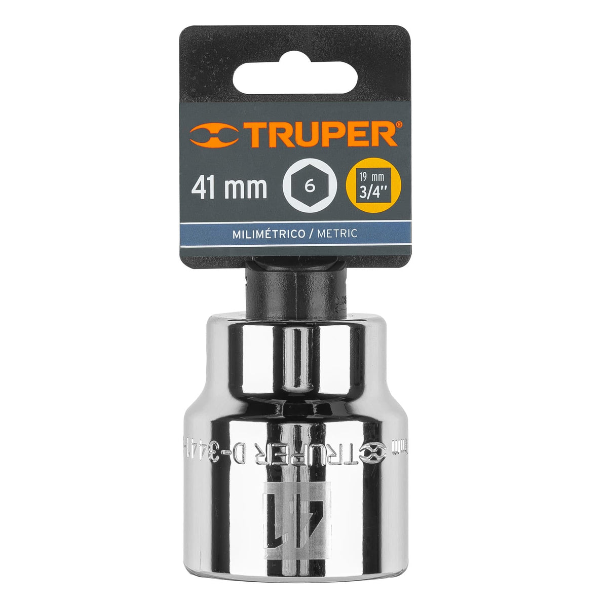 Dado de 41 mm 6 puntas cuadro 3/4' TRUPER — foto oficial 2
