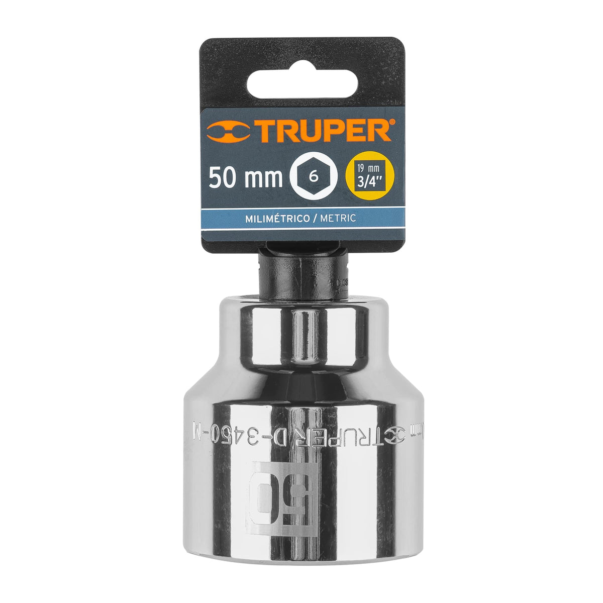 Dado de 50 mm 6 puntas cuadro 3/4' TRUPER — foto oficial 2