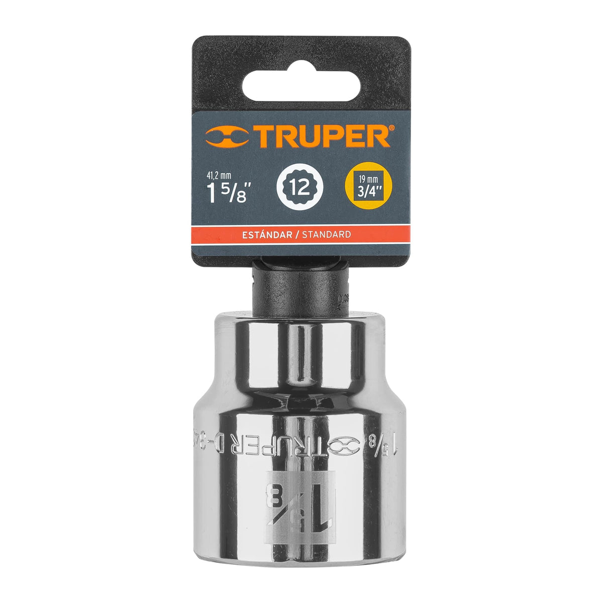 Dado de 1-5/8' 12 puntas cuadro 3/4' TRUPER — foto oficial 2