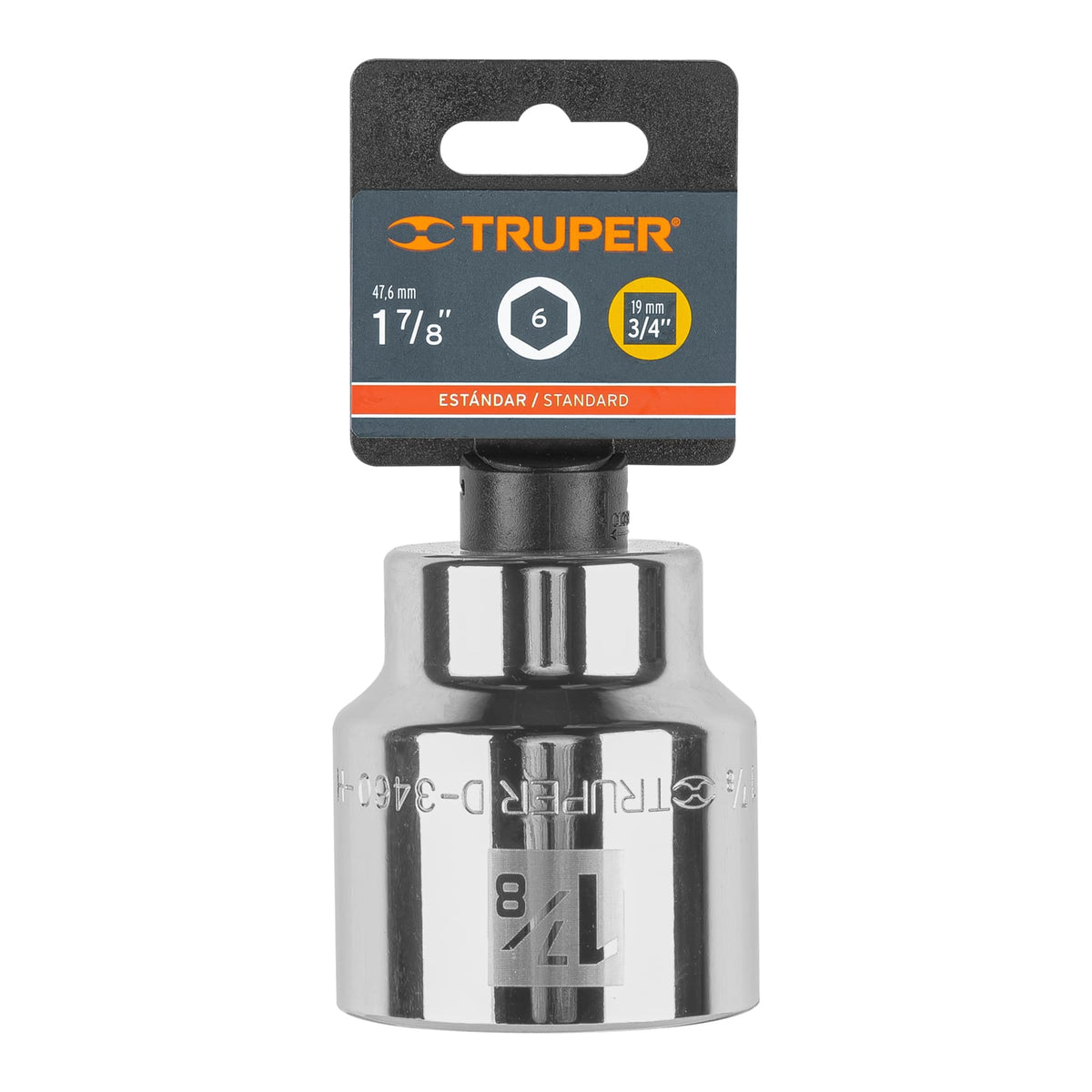 Dado de 1-7/8' 6 puntas cuadro 3/4' TRUPER — foto oficial 2