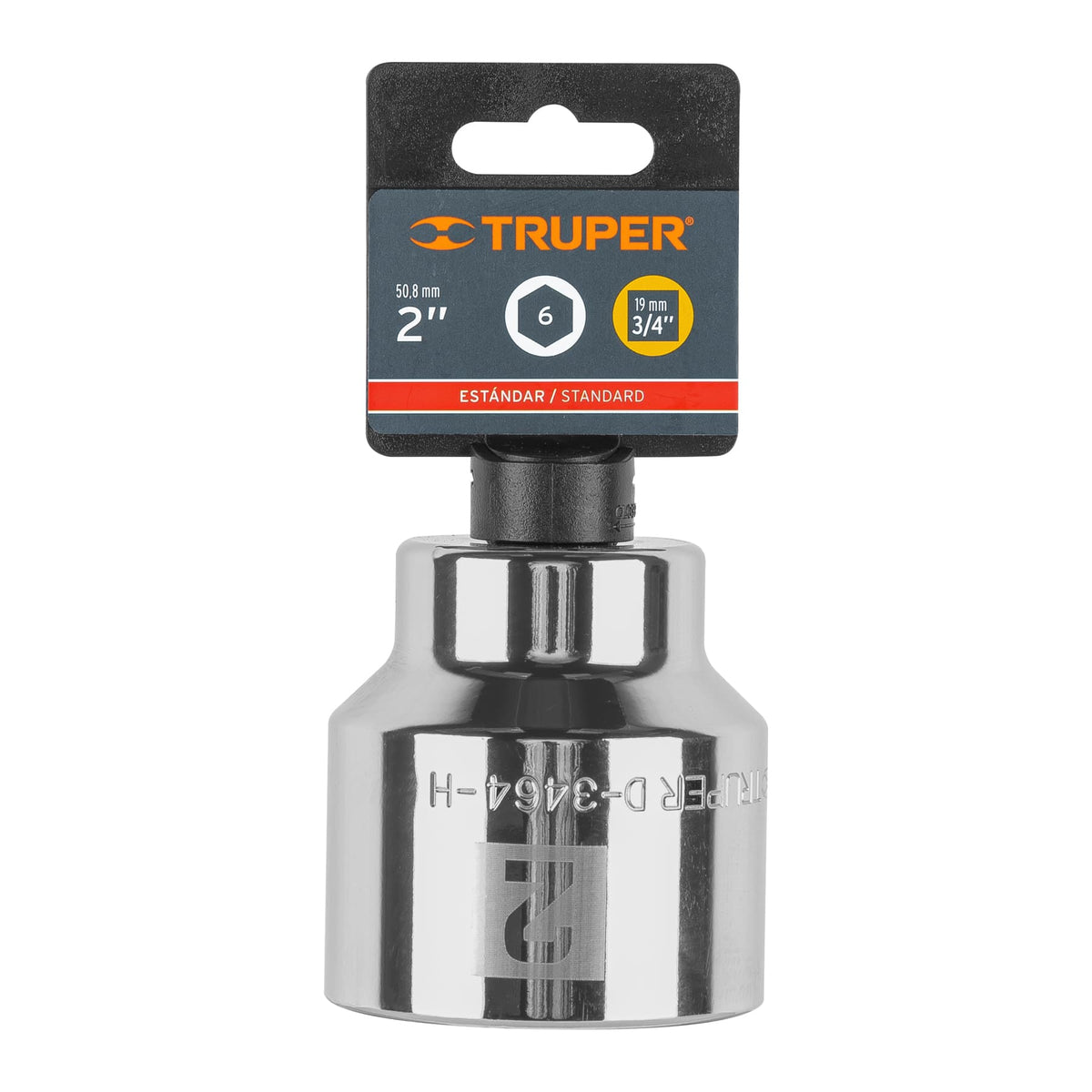 Dado de 2' 6 puntas cuadro 3/4' TRUPER — foto oficial 2