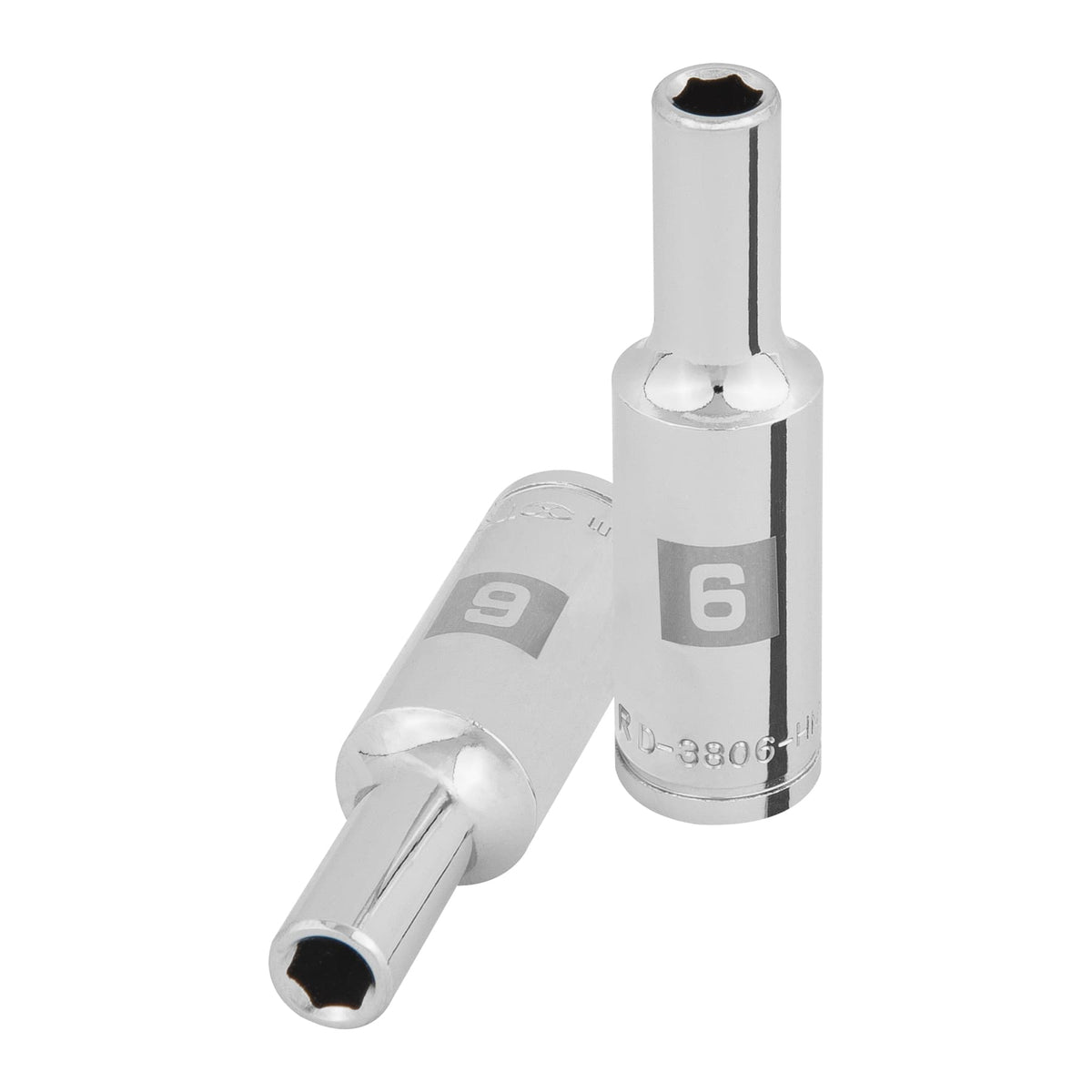 Dado largo de 6 mm, 6 puntas, cuadro 3/8', TRUPER — foto oficial 1