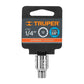 Dado de 1/4' 12 puntas cuadro 3/8' TRUPER — foto oficial 2