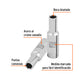 Dado largo de 5/16', 6 puntas, cuadro 3/8', TRUPER, Truper, SKU 100990 — vista 3