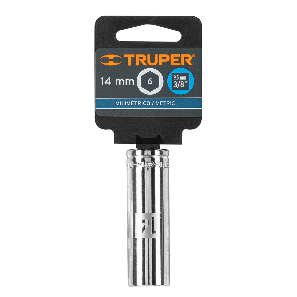 Dado largo de 14 mm 6 puntas cuadro 3/8' TRUPER — foto oficial 2
