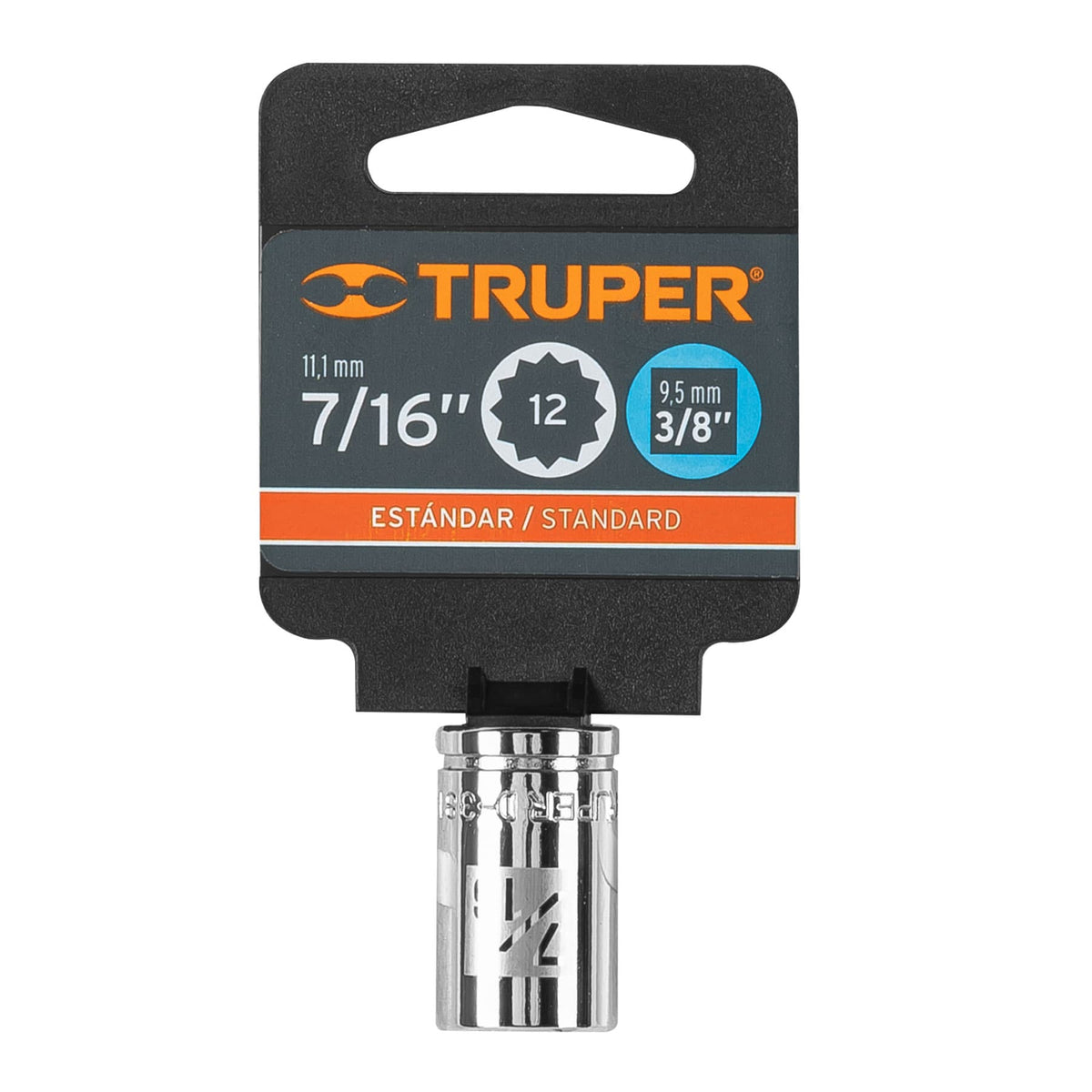 Dado de 7/16' 12 puntas cuadro 3/8' TRUPER — foto oficial 2
