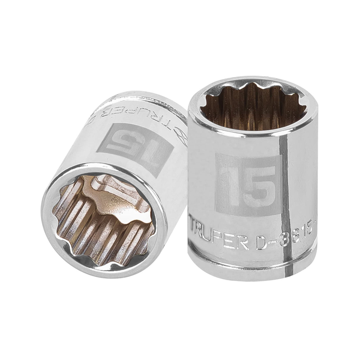 Dado de 15 mm 12 puntas cuadro 3/8' TRUPER — foto oficial 1
