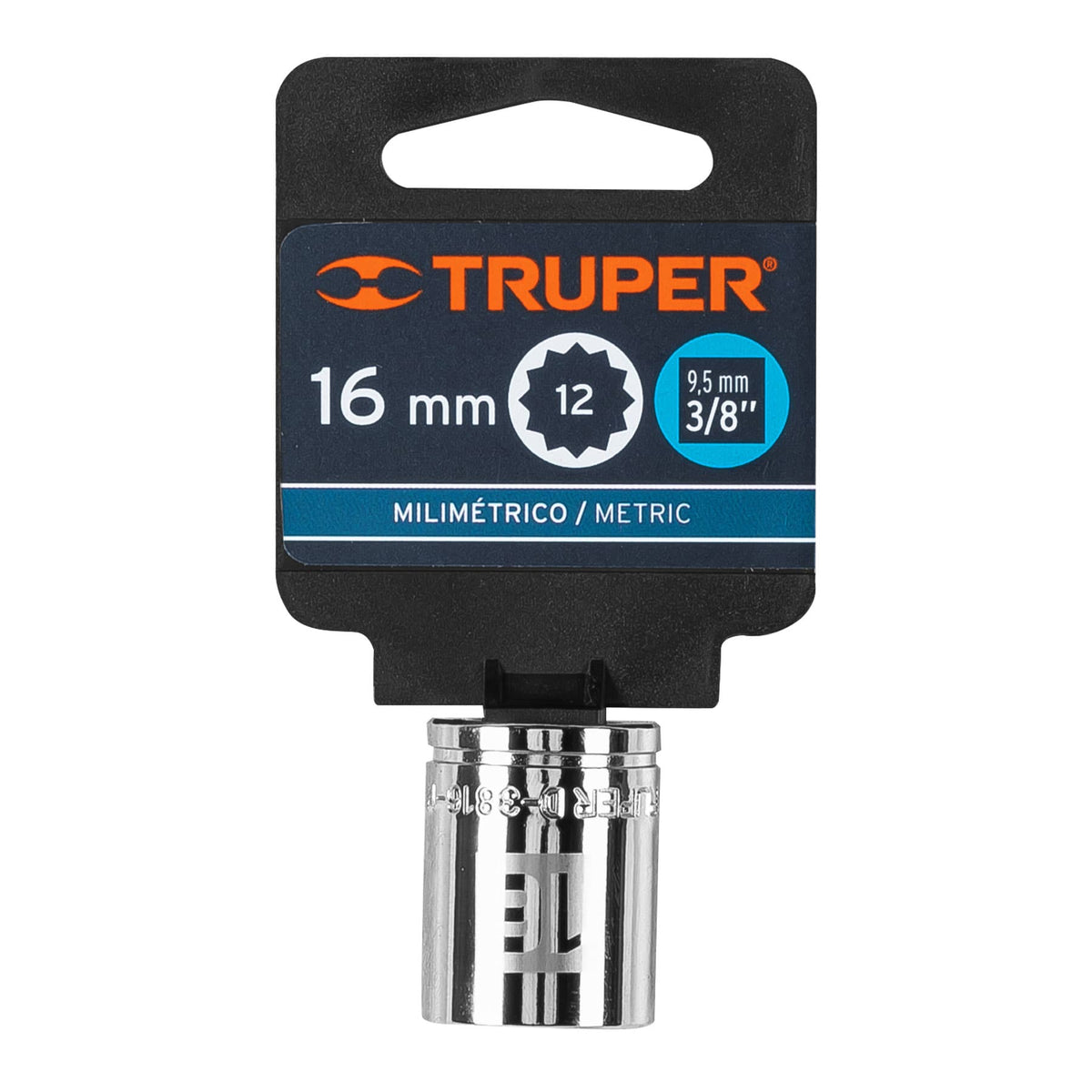 Dado de 16 mm 12 puntas cuadro 3/8' TRUPER — foto oficial 2