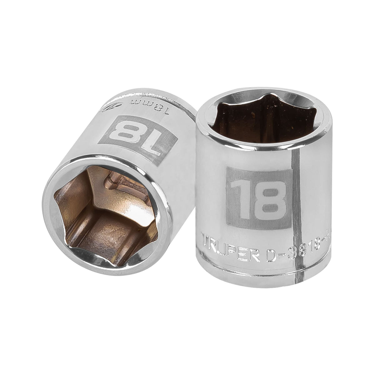Dado de 18 mm 6 puntas cuadro 3/8' TRUPER — foto oficial 1