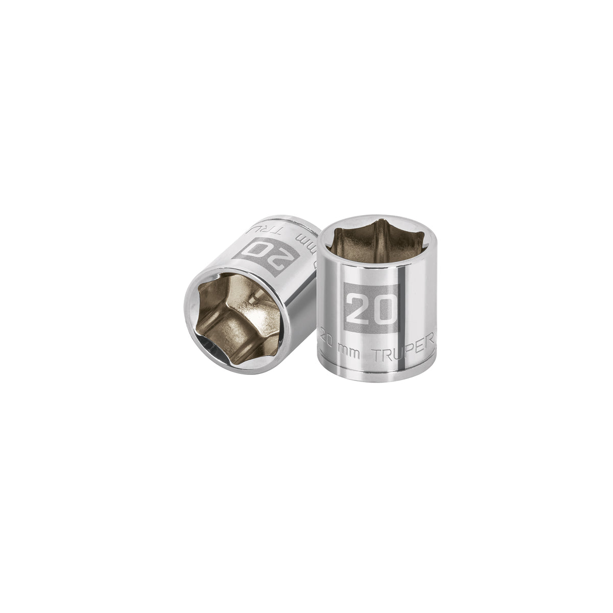Dado de 20 mm 6 puntas cuadro 3/8' TRUPER — foto oficial 1