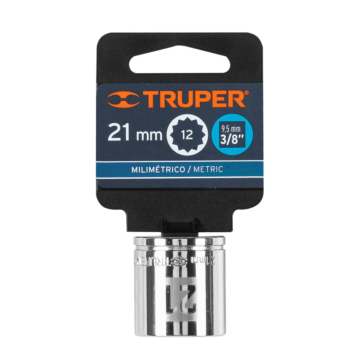 Dado de 21 mm 12 puntas cuadro 3/8' TRUPER — foto oficial 2
