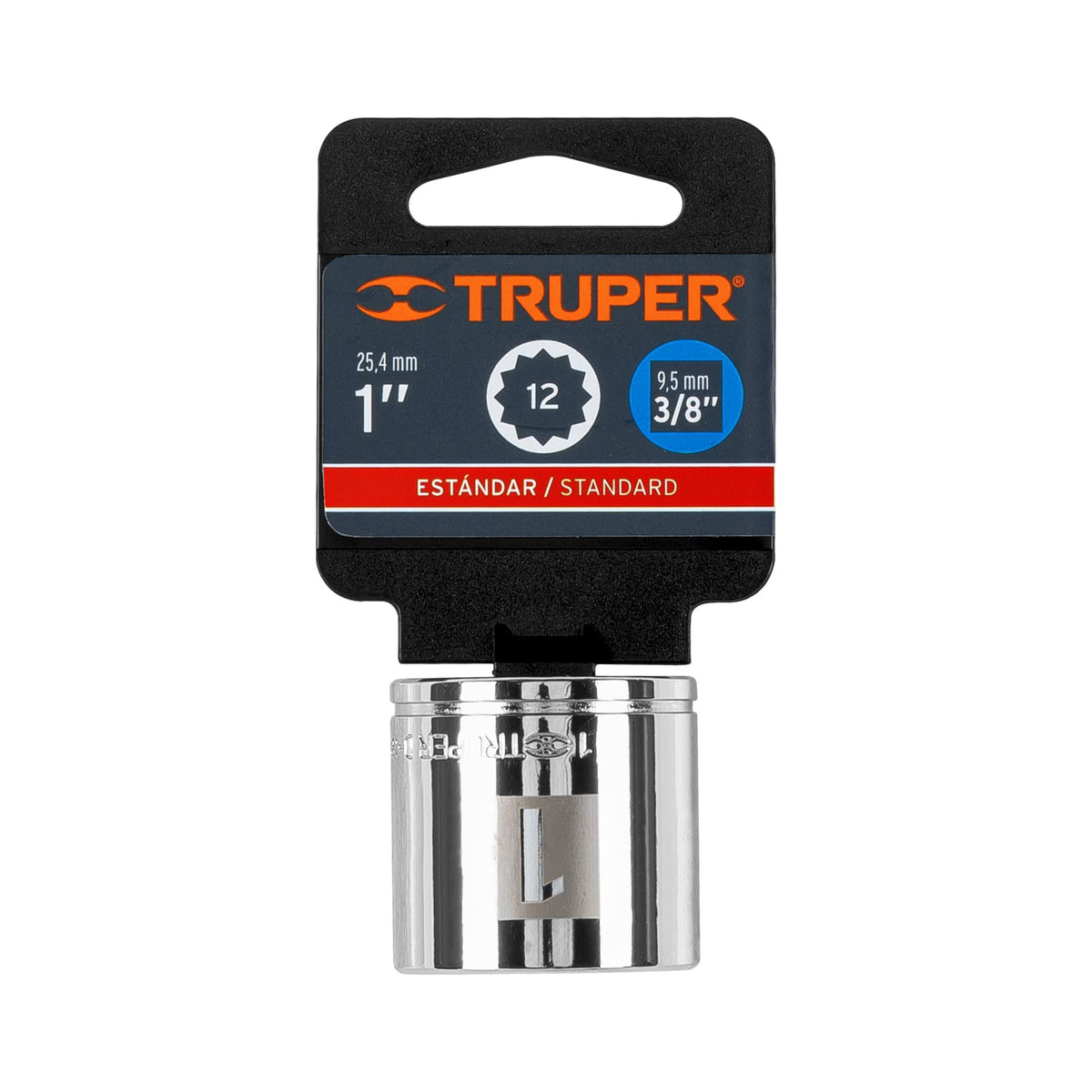 Dado de 1' 12 puntas cuadro 3/8' TRUPER — foto oficial 2
