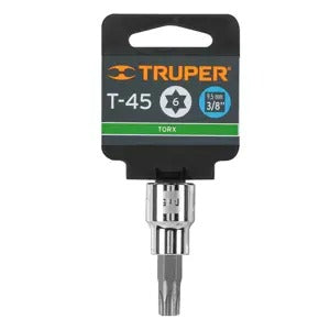 DADO TORX T-45 3/8" TRUPER 13575 D-523945-W
