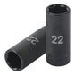 Dado largo impacto de 22 mm, 6 puntas, cuadro 1/2', TRUPER, Truper, SKU 100921