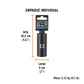 Dado largo impacto de 23 mm, 6 puntas, cuadro 1/2', TRUPER, Truper, SKU 100922 — vista 5