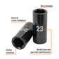 Dado largo impacto de 23 mm, 6 puntas, cuadro 1/2', TRUPER, Truper, SKU 100922 — vista 3