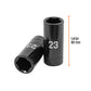 Dado largo impacto de 23 mm, 6 puntas, cuadro 1/2', TRUPER, Truper, SKU 100922 — vista 4